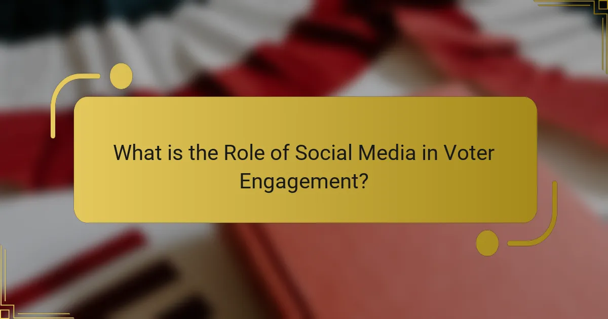 What is the Role of Social Media in Voter Engagement?